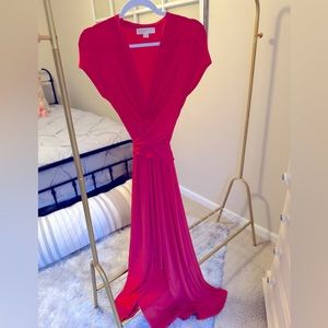 Michael Kors Poppin Red High-Low Dress